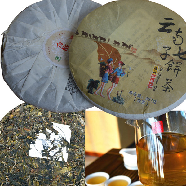 Pu er tea, 357 grams of the oldest, old, sweet dark red tea, free delivery of the tree