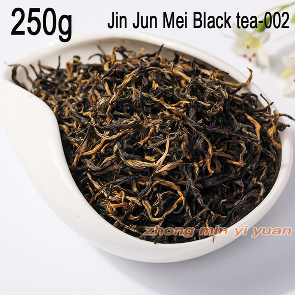 002 sale good tea The top hand Jin Junmei Wuyi Black Tea 2018spring new top tea authentic 250g free shipping +Gif