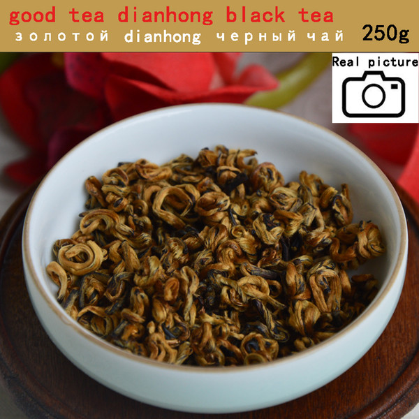 2018 quality good china tea Black tea DianGong sweet gold screw Yunnan chicken DianHong deqing DianGong 250g Free shipping