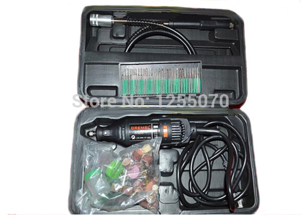 DREMEL MultiPro Drill +161pcs Polished Accessories Kits + 1pc Shaft + 30pcs Polished Neddle with plastic box pack order<$18no track