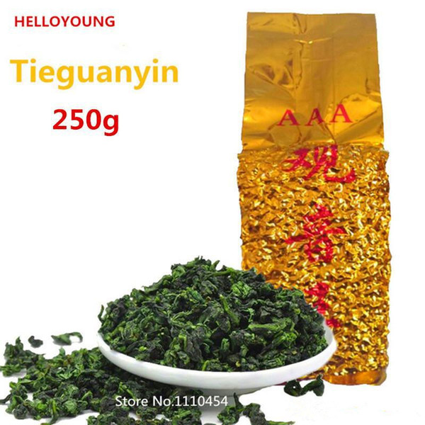 250g Top grade Chinese Anxi Tieguanyin tea,Oolong,Tie Guan Yin tea,Health Care tea,Vacuum Pack,Free Shipping,Recommend