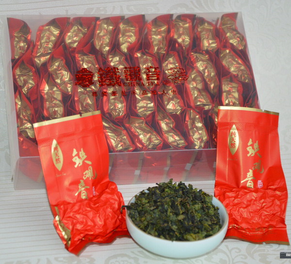 Free Shipping 500g top grade Chinese Anxi Tieguanyin tea oolong China fujian tie guan yin tea Tikuanyin health 64 SMALL bags