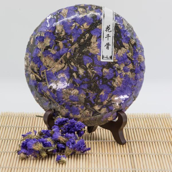 Yunnan Wild Myosotis Flower Tea Cake 200Grams Yunnan Ye Sheng Wu Wang Wo Hua Cha Bing