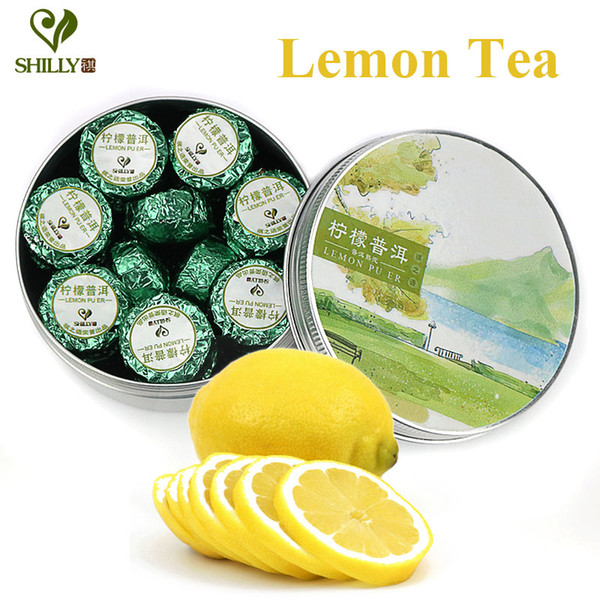 100g Lemon Tea Shu Pu er Tea Mini Tuo Cha Puerh Chinese Ripe Pu er Brand Puer Slimming