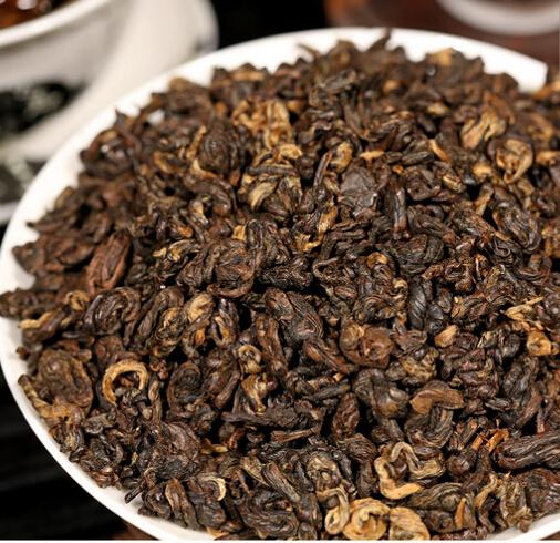 Yunnan black tea Dianhong red whorl Biluo Black sugar sweet dian hong Piluochun black tea 100g No.3