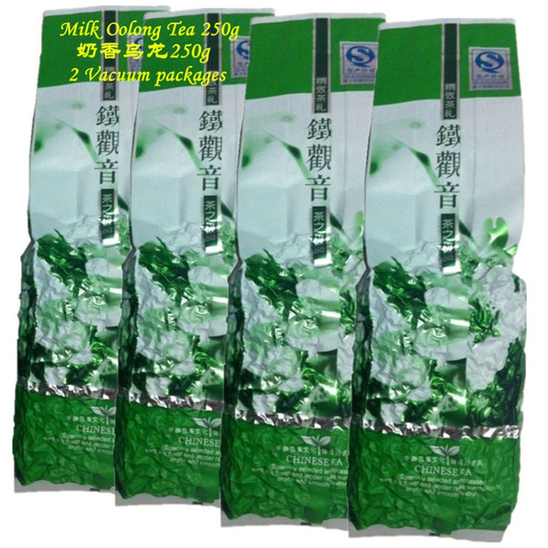 wholesale 2 Vacuum packages Premium Fragrant Type Traditional Chinese Milk Oolong Tea TieGuanYin Green Tea Milk Tea 250g