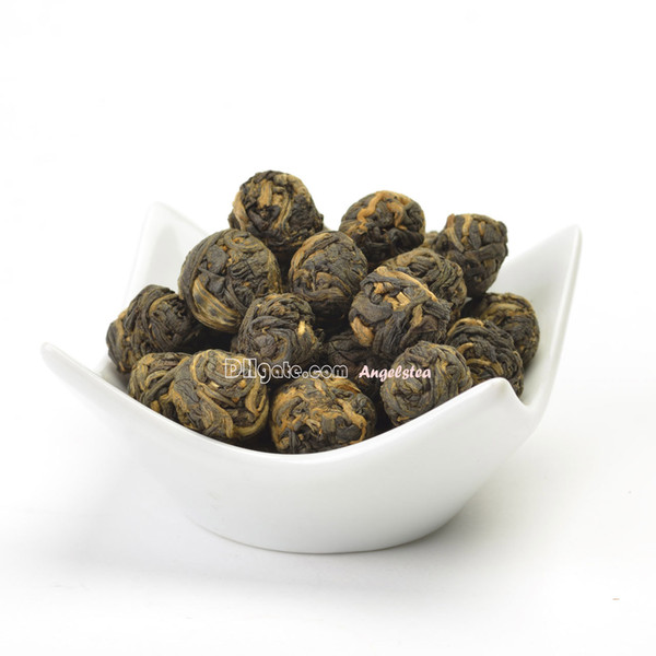 Wholesale 100g Fengqing Dragon Pearl Black Tea, free shipping - 100% Handmade Yunnan Dragon Ball Black Tea