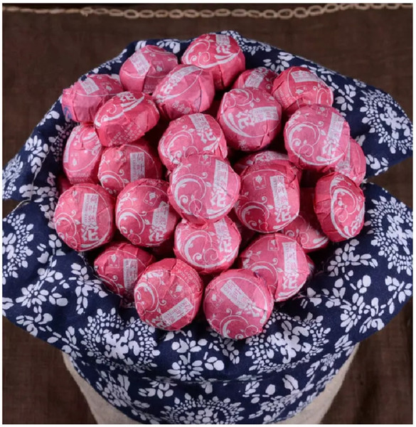 Pu Er Tea Mini Tuo Cha 250g, Tea With Lotus Leaf, Chinese Ripe Puer TeaPremium Shu Pu Erh Tuocha