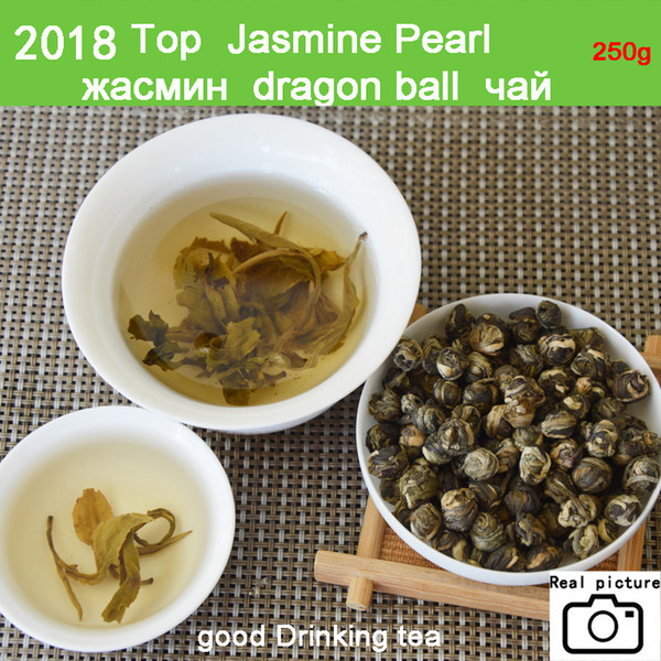 2019 very good china tea 250g Blooming 100% JASMINE DRAGON PEARLS TEA FREE SHIPPPING Green Tea