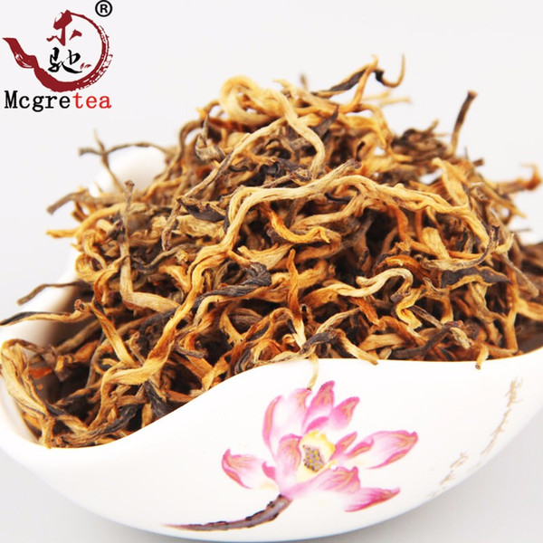 Top! 250g Dian Hong Tea Goolden Bud Orchid Fragrance Yunnan Kungfu Black Tea Fengqing Dianhong Protect heallth care