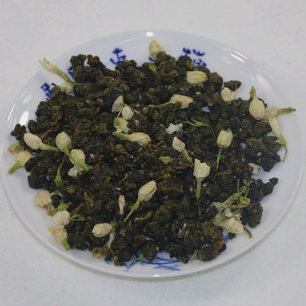 250g Taiwan Oolong Tea With Jasmine Flower, High Mountain Jasmine Oolong Tea, Alishan Wu Long Cha Slimming Benefits