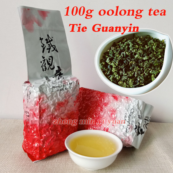 2018 new tea Anxi Tieguanyin oolong tea 100g/ packaging green health tea + free delivery