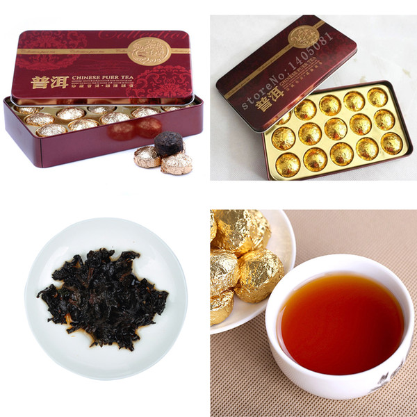 Black hot sales Pu'er Tea taste Pu'er Tea, Yunnan Pu'er Tea, micro tin box, Chinese gift, free delivery of green coffee