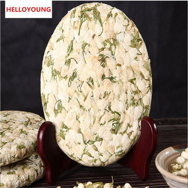 C-TS075 Top grade Dried Jasmine Flower Tea 200g Jasmine Bud Green Puer Tea Puerh Tea Cake Good for Health