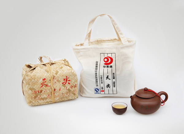 Anhua Tianjian 1kg bamboo baskets a bulk tea