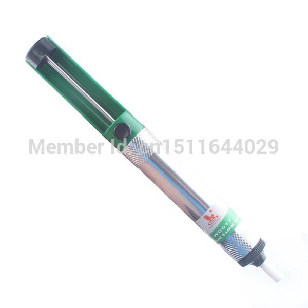High Qulity Aluminum Alloy Desoldering Pump Powerful Suction Tin Gun Soldering Tools Iron Removal with Free Shipping order<$18no track