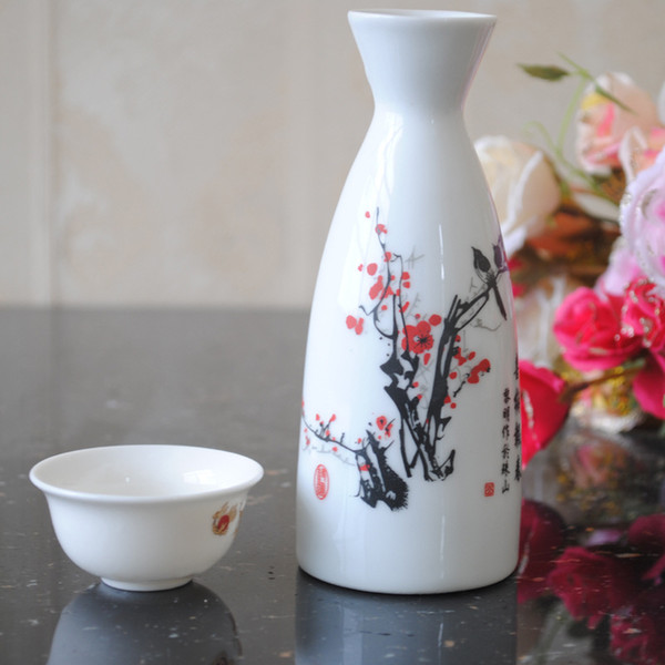 Supply of Japanese ceramic wine jug, 