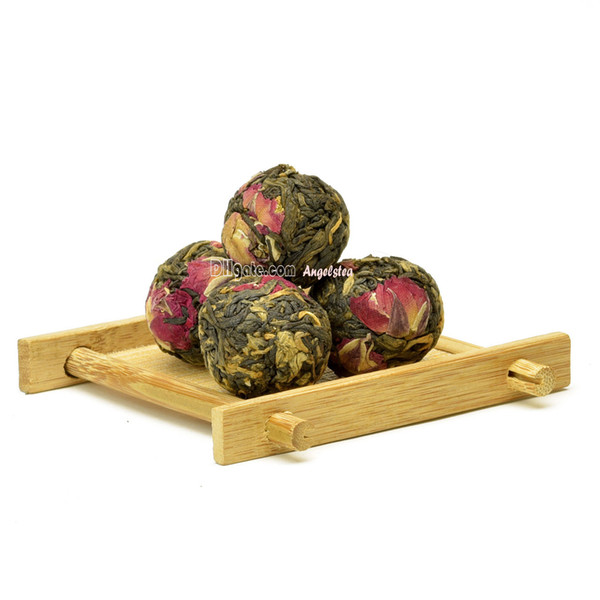 Wholesale 100g Yun Nan Rose Dragon Ball Black Tea, Free Shipping- Yun Nan Ball-like Shaped Black Tea With Rose