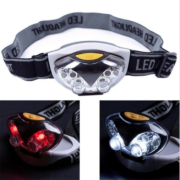 Plastic Owl Style Headlamps Adjustable camping lights Saving Head Lamp Outdoor Portable 3LED lights Headlight Construction Tools B0036