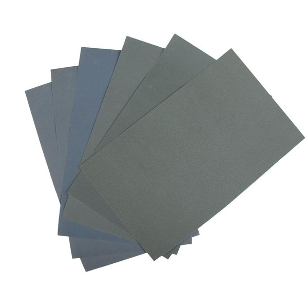 6Pcs Waterproof Abrasive Paper Sand Paper P600/1000/1200/1500/2000/2500 HB88