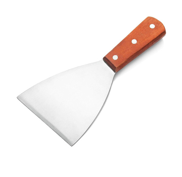 Stainless Steel Putty Knife and Scrapper Set, Includes Stiff Putty Knife