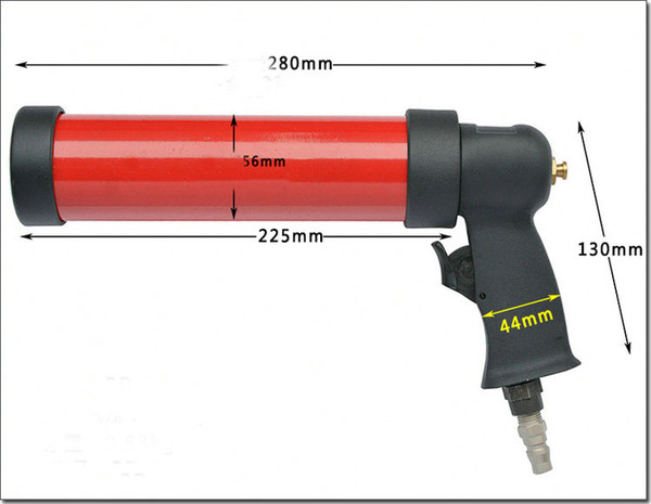 310ML pneumatic air glass glue guns Caulking Gun air cartridge gun