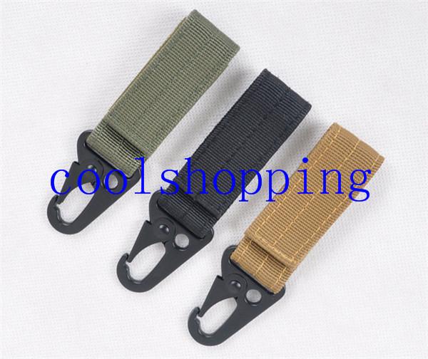 Military Carabiner Lock High Stength Nylon Key Hook Webbing Molle Buckle Outdoor Hanging Belt Clip Buckle