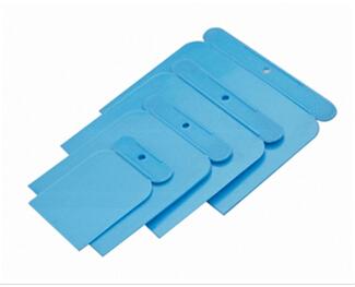 Free shipping 4pcs/set plastic square putty knife set 5/8/10/12cm scraper tools