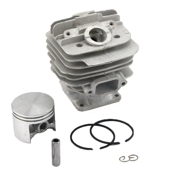 48mm Cylinder Piston Kit For Stihl 034 036 MS360 MS340 Chainsaw 1125 020 1215 With Pin Ring Circlip ( With Decom.Port) By Farmertec