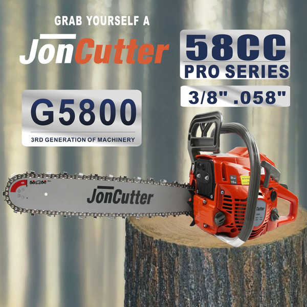 Farmertec Made 58cc JonCutter G5800 Gasoline Chainsaw Power Head Without Saw Chain and blade One Year Warranty