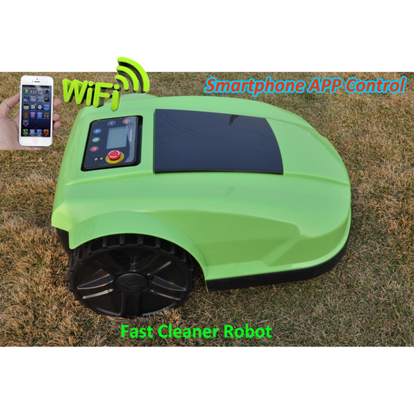 Robot Grass Mower S520 with Smartphone WIFI APP Control,Auto Recharged,Remote Control,Water-proofed charger,Schedule,Range