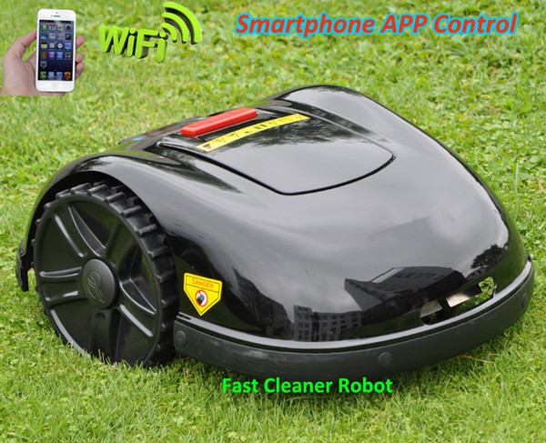 NEWEST GYROSCOPE Function Smartphone WIFI APP Robot Lawn Mower E1600T with Water-proofed charger Schedule