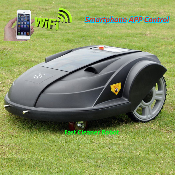 3rd Generation Lawn Mower Robot S510 With NEWEST WIFI APP Control directly by your SMARTPHONE+Water-Proofed Charger,Ultrasnoc Sensor