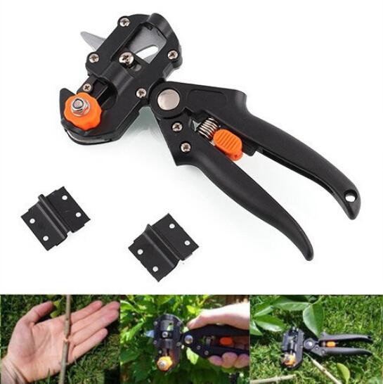 Garden Fruit Tree Pro Pruning Shears Scissor Grafting cutting Tool + 2 Blade