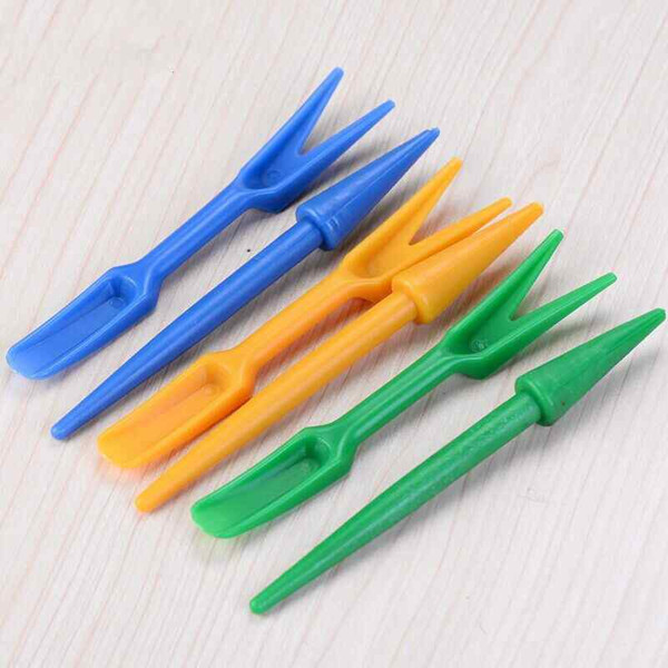 2Pcs/Set Seedling Transplanting Device Plant Sapling Puller Succulents Pot Hole Puncher Moving Tools DIY ZAKKA Fairy Garden Bonsai Craft