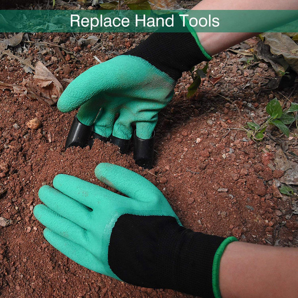 Garden Genie Gloves with Claws Waterproof Resistant To Thorns Genie Gloves for Digging and Planting (Right Hand Claw)