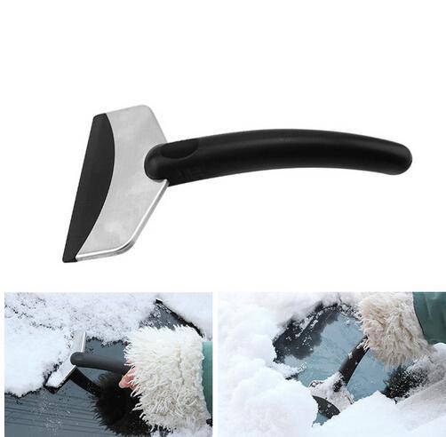 Ice Scraper Stainless Snow Removal Clean Tool Auto Car Fashion Useful Ice Remove Household Cleaning Brushes Tools Dropshipping