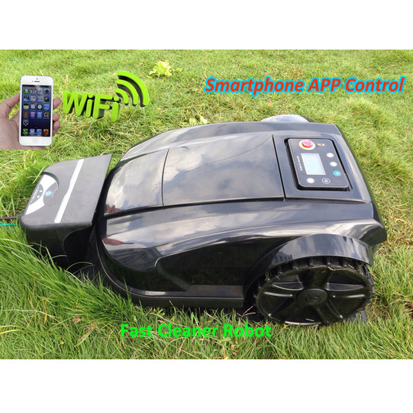 TWO Year Warranty-Newest 4th Generation Robot Lawn Mower S520 With Li-ion Battery, Water-proofed Charge,Smartphone WIFI App