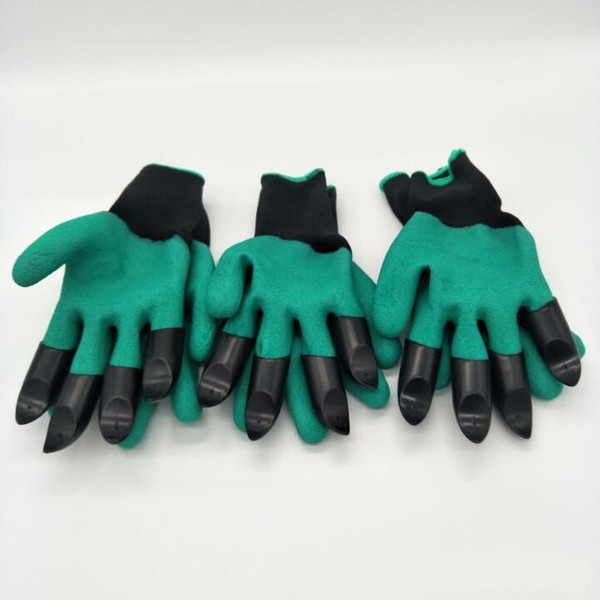 new Garden Genie Gloves with 4 Claws Quick & easy way to Gardening Builders Digging & Planting / Rubber+Polyester WN078