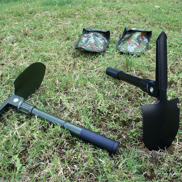 Folding Camping Shovel Survival Spade Trowel Garden Outdoor Tool for Camping Hiking Backpacking Fishing Garden Tools WX9-798