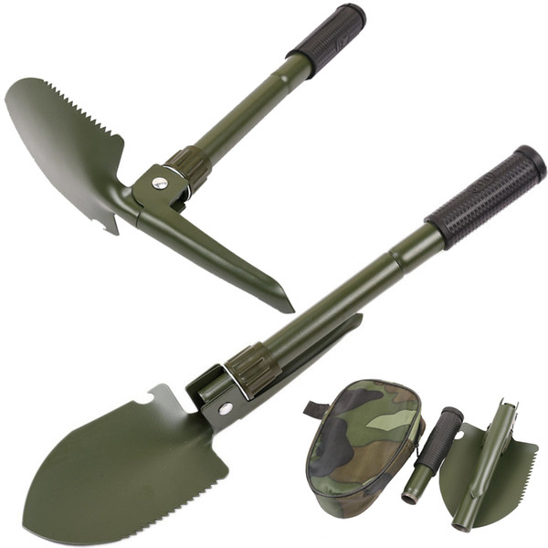 Multifunctional Folding Shovel Outdoor Survival Trowel Pick Set Military Tactical Shovel Outdoor Garden Shovel With canvas bag.