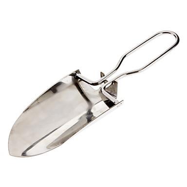 Outdoor Stainless Steel Folding Hand Shovel (Silver) 23*6.5CM order<$18no track