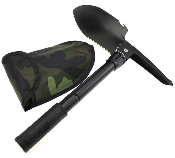 Wholesale multifunctional shovel shovel shovel shovel folding lifesaving camping vehicle small outdoor self-defense