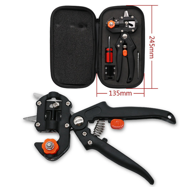 Garden Fruit Tree Pro Pruning Shears Scissor Grafting cutting Tool + Packaging Case - Garden Tools Set Pruner Tree Cutting Tool