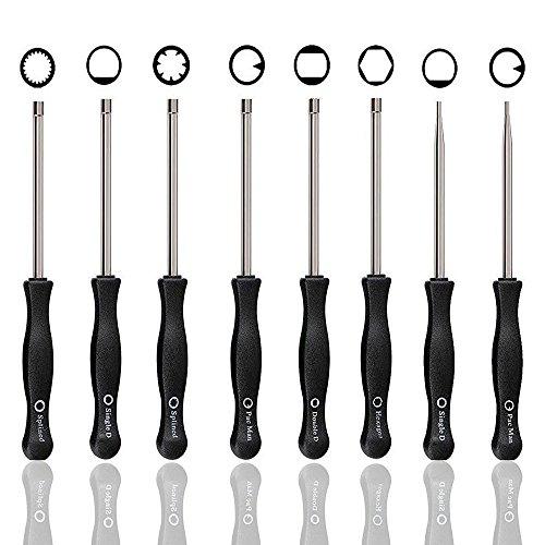 8 Pcs Carburetor Adjustment Tool Kit for Common 2 Cycle Carburator Engine - Carburetor Adjustment Tool Set