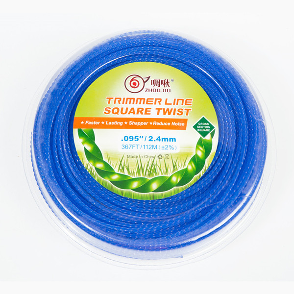 High Quality Maxpower ZHOUJIU Residential Grade Square Twist 0.95-Inch Trimmer Line367-Foot,welcome to order