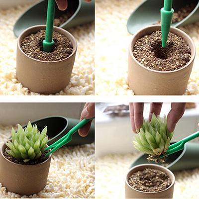 Garden Seeding Tools Portable Mini Planting Digging Tools Plastic Hole Puncher Dig Seedlings Tools