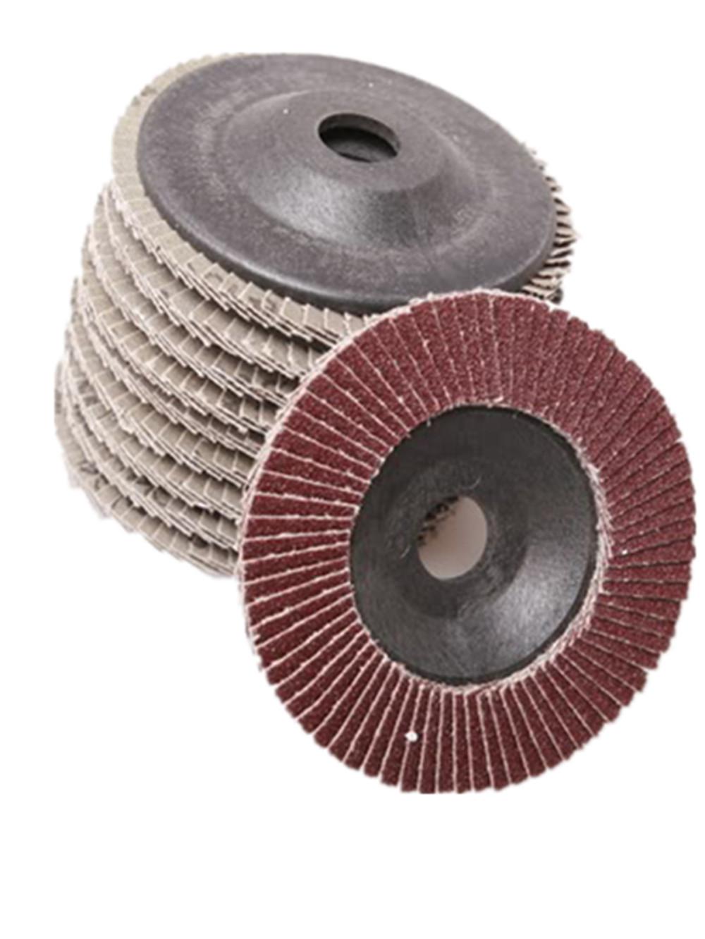 free shipping 10pcs 100x3x16mm QUICK CHANGE SANDING FLAP DISC GRINDING WHEEL for GRIT ANGLE GRINDER