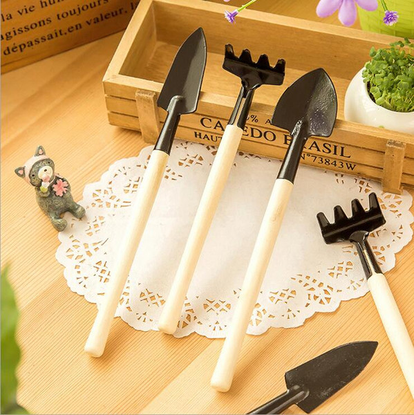 Retail/Wholesale Mini Rake Spade Shovel Home Garden Office Potted Plants Tools