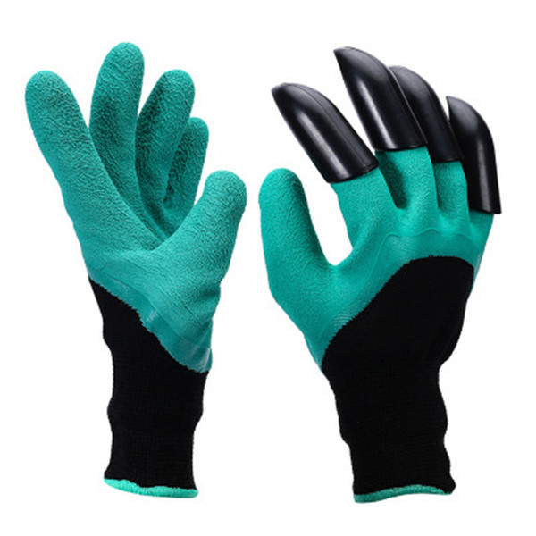 Waterproof Resistant Garden Gloves With Fingertips Claws Quick Easy to Dig and Plant Safe for Rose Pruning Mittens Digging Gloves